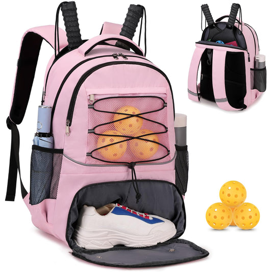 Pro Padel Backpack — 4-Racket Capacity + USB Port