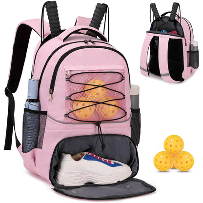 Pro Padel Backpack — 4-Racket Capacity + USB Port